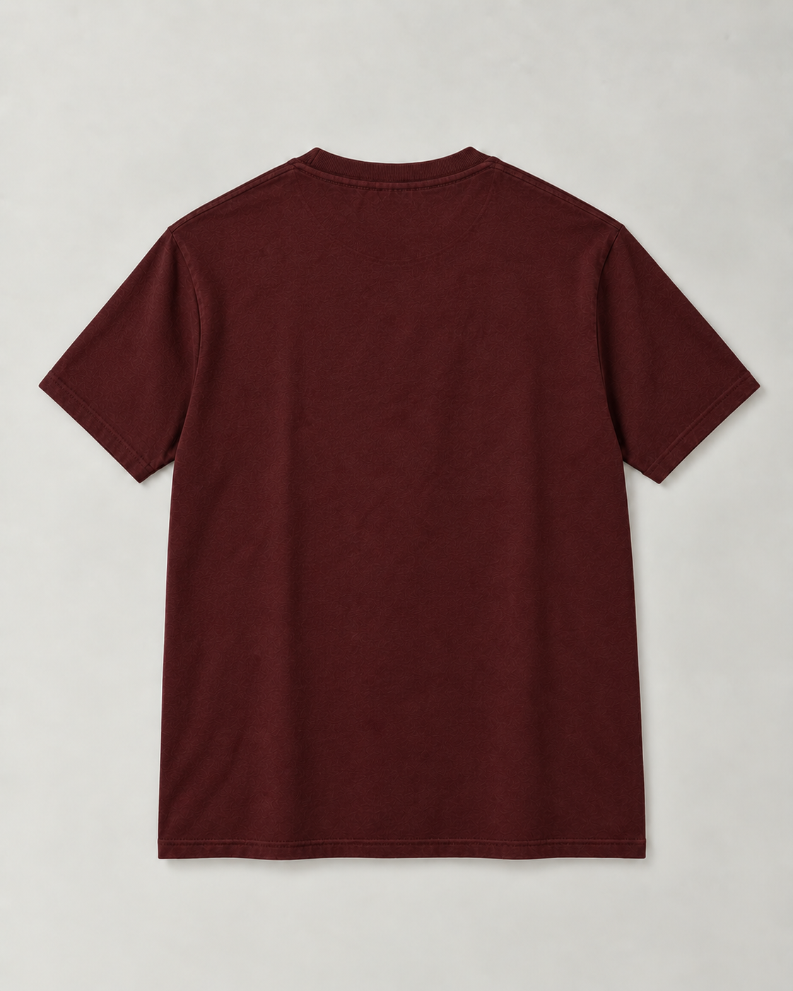 The Pin Burgundy Regular Fit T-Shirt | FÄDEN