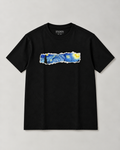 Starry Night Black Regular Fit T-Shirt | FÄDEN